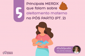 Postagem 5 principais merdx que falam sobre aleitamento materno no pós parto - Parte 2